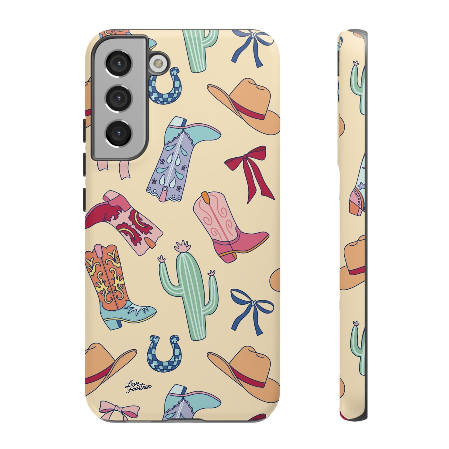 Boots & Bows Samsung Galaxy Phone Case (Free U.S. Shipping)