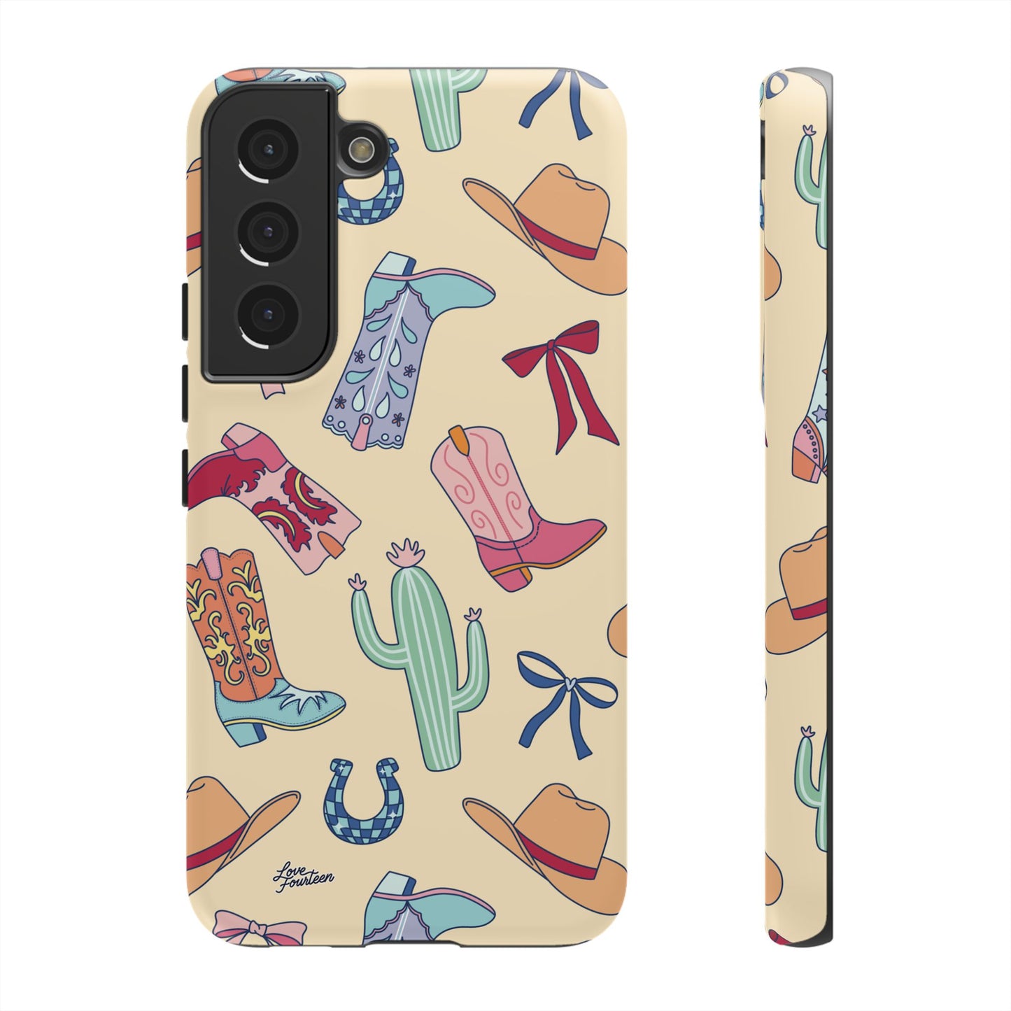 Boots & Bows Samsung Galaxy Phone Case (Free U.S. Shipping)