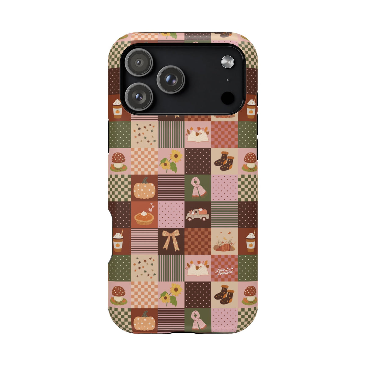 Autumn Patchwork iPhone Case - Magnetic Tough Case