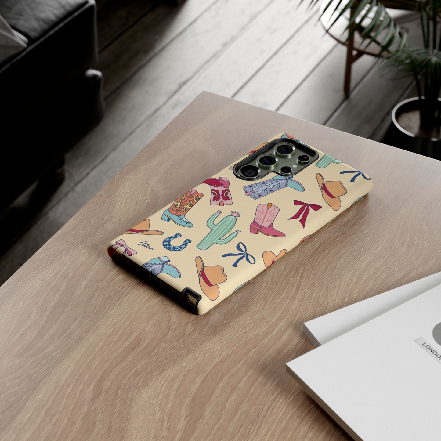 Boots & Bows Samsung Galaxy Phone Case (Free U.S. Shipping)
