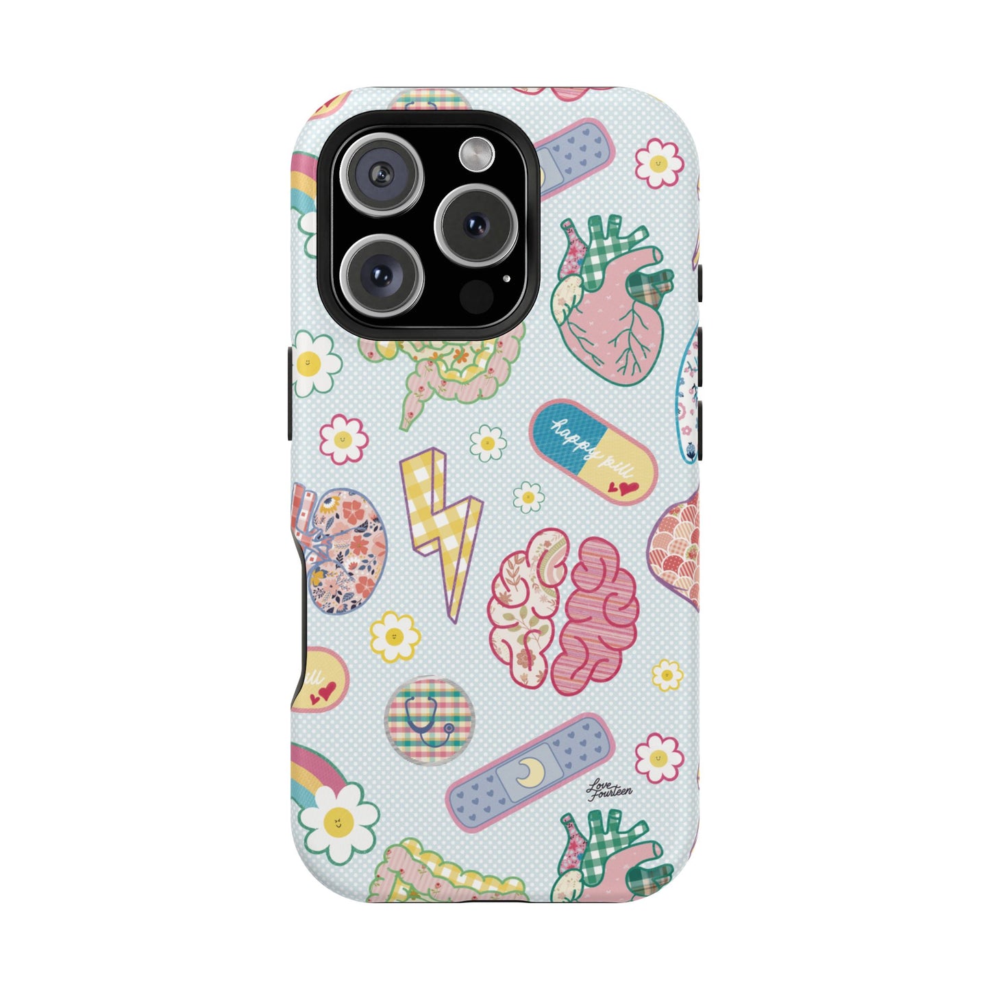 Patchwork Anatomy iPhone Case - Magnetic Tough Case (Free U.S. Shipping)