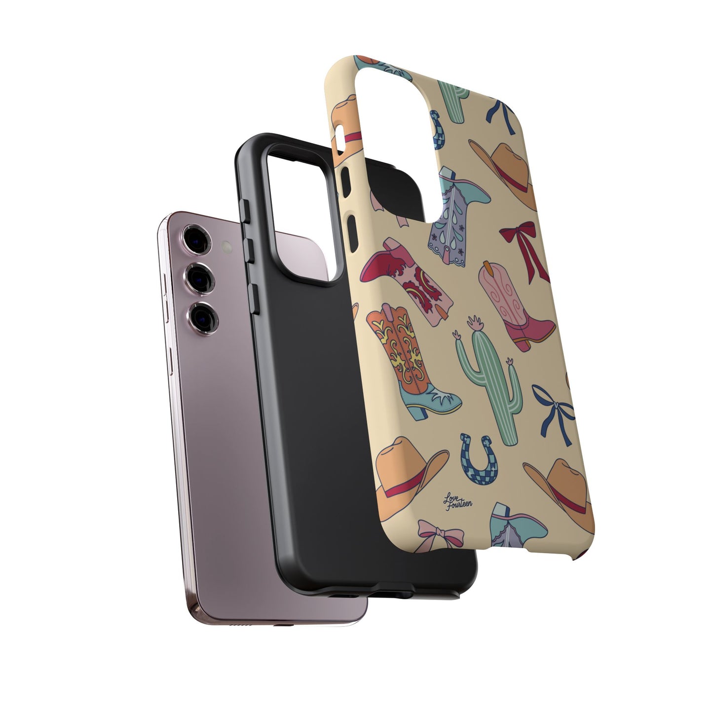 Boots & Bows Samsung Galaxy Phone Case (Free U.S. Shipping)