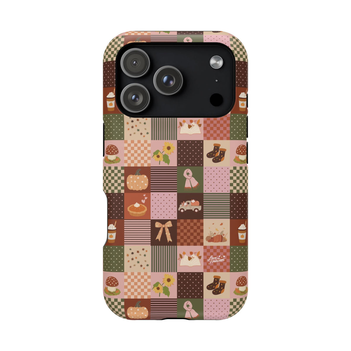 Autumn Patchwork iPhone Case - Magnetic Tough Case