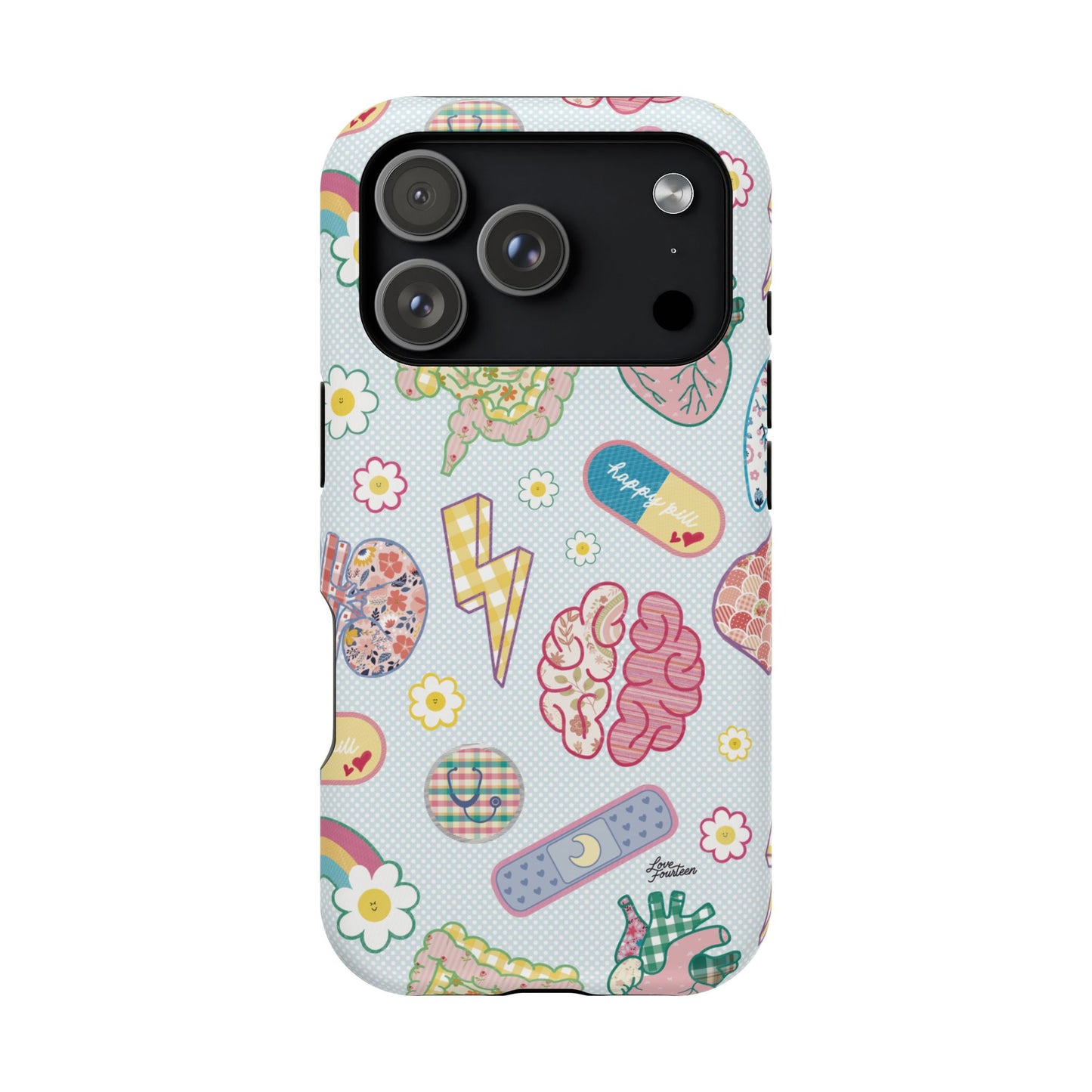 Patchwork Anatomy iPhone Case - Magnetic Tough Case (Free U.S. Shipping)