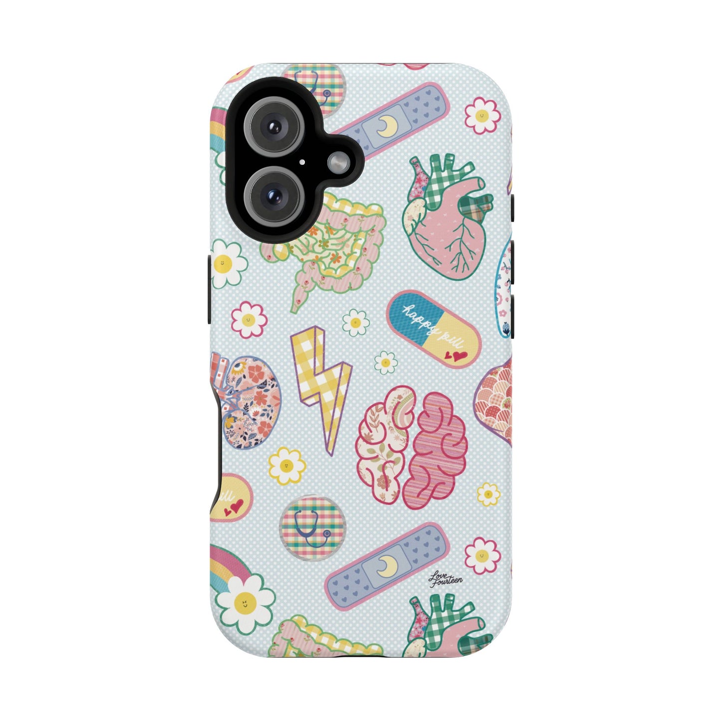 Patchwork Anatomy iPhone Case - Magnetic Tough Case (Free U.S. Shipping)