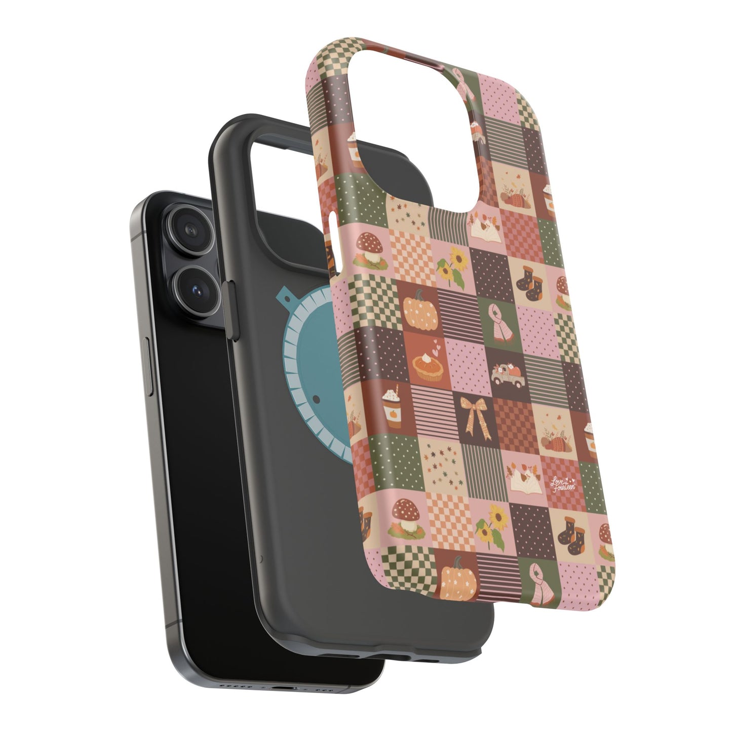 Autumn Patchwork iPhone Case - Magnetic Tough Case