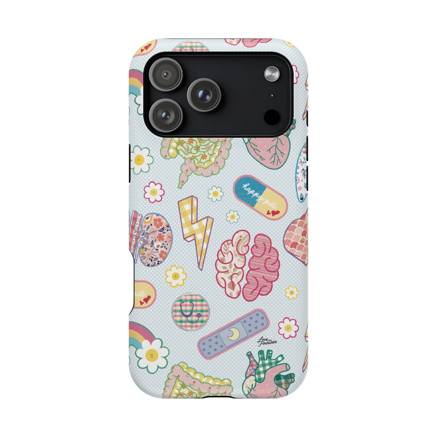 Patchwork Anatomy iPhone Case - Magnetic Tough Case (Free U.S. Shipping)