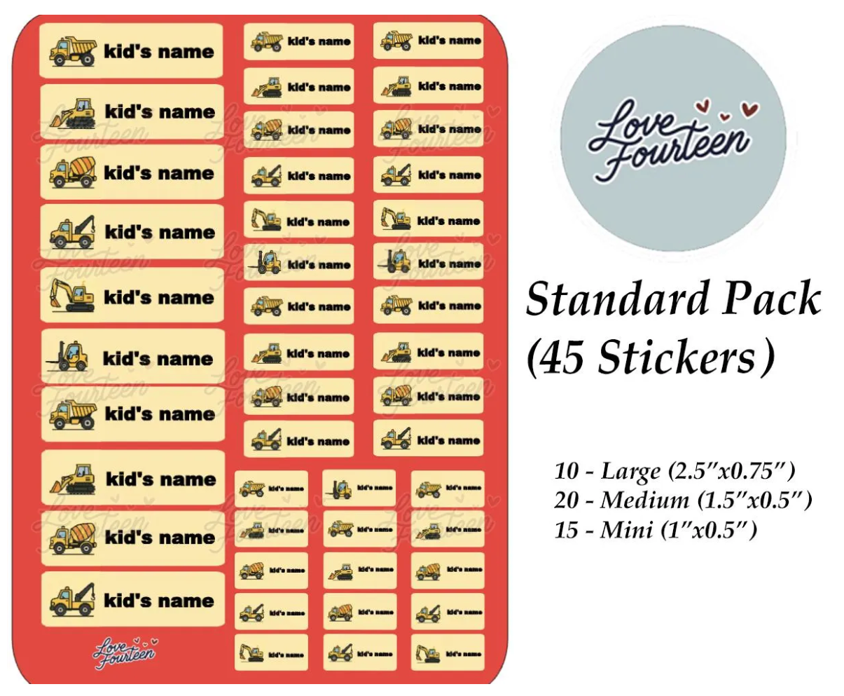Construction Name Labels