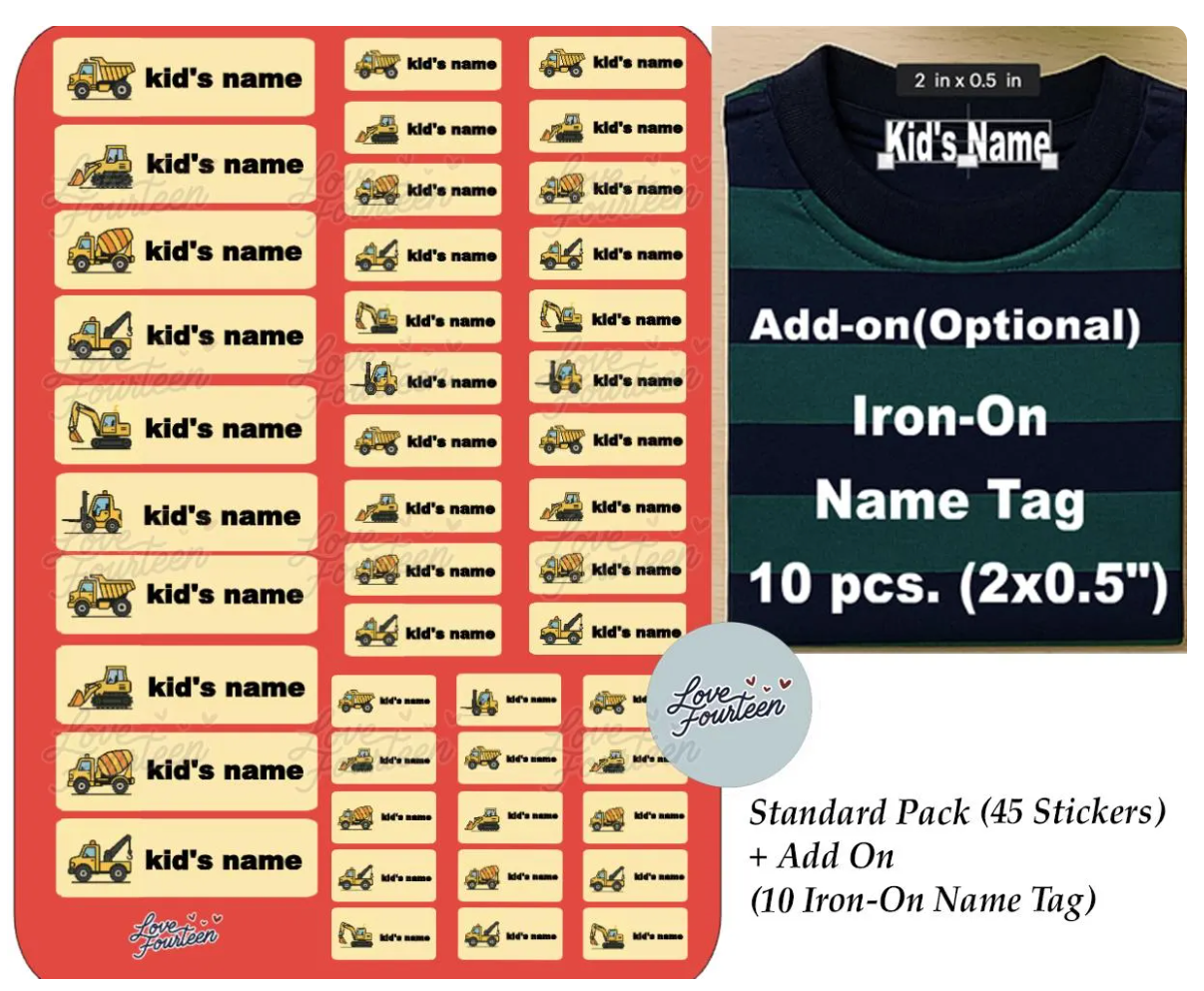 Construction Name Labels