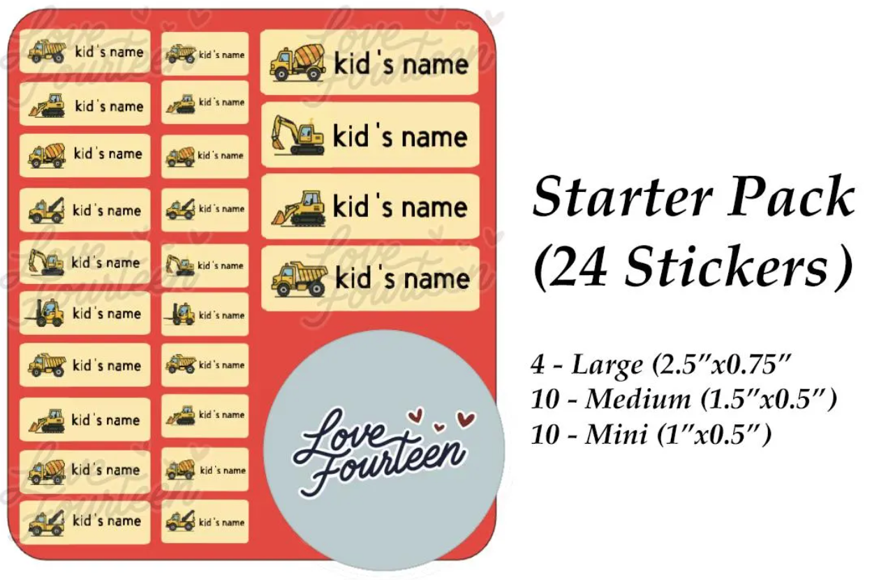 Construction Name Labels