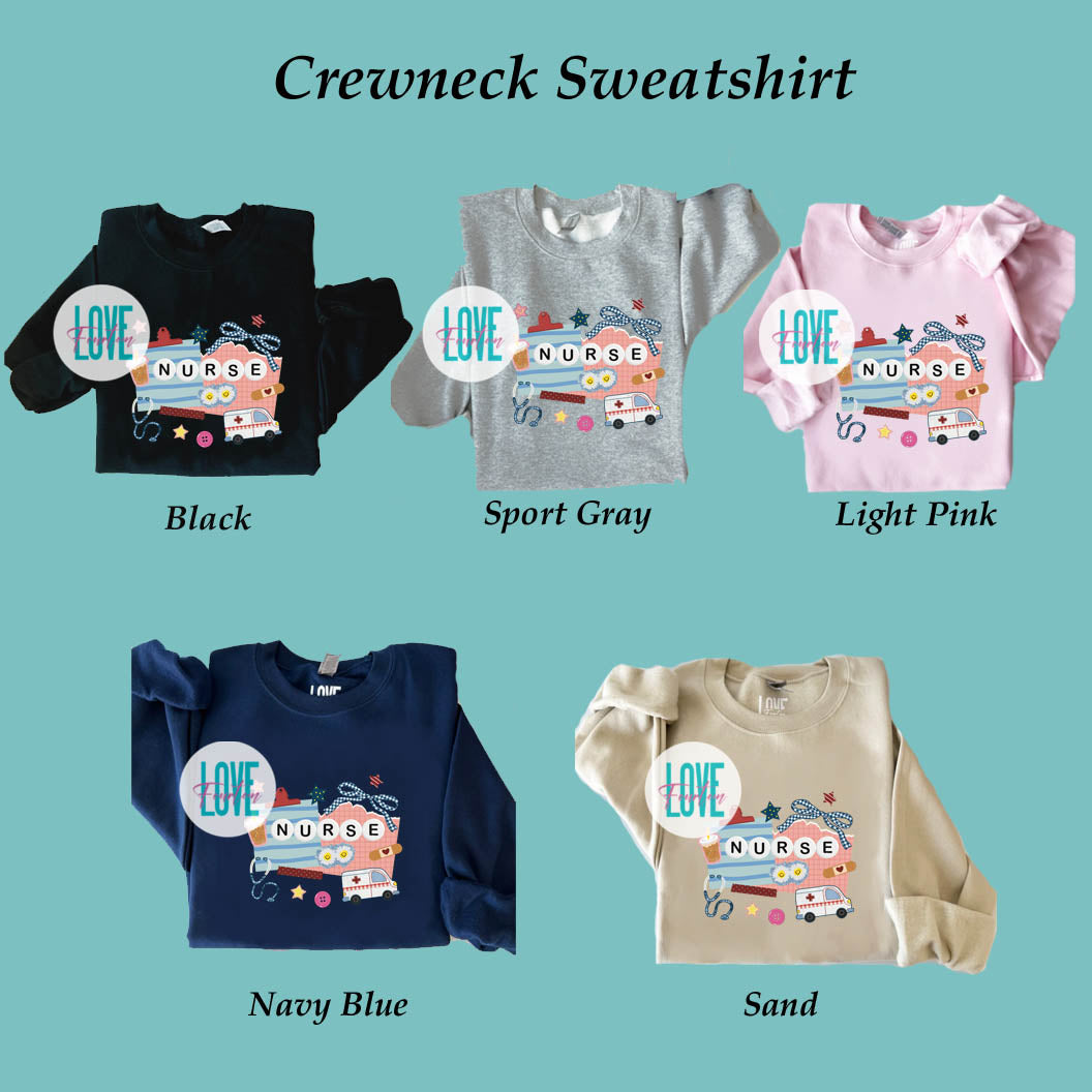 Crafty Nurse (T-Shirt & Crewneck)