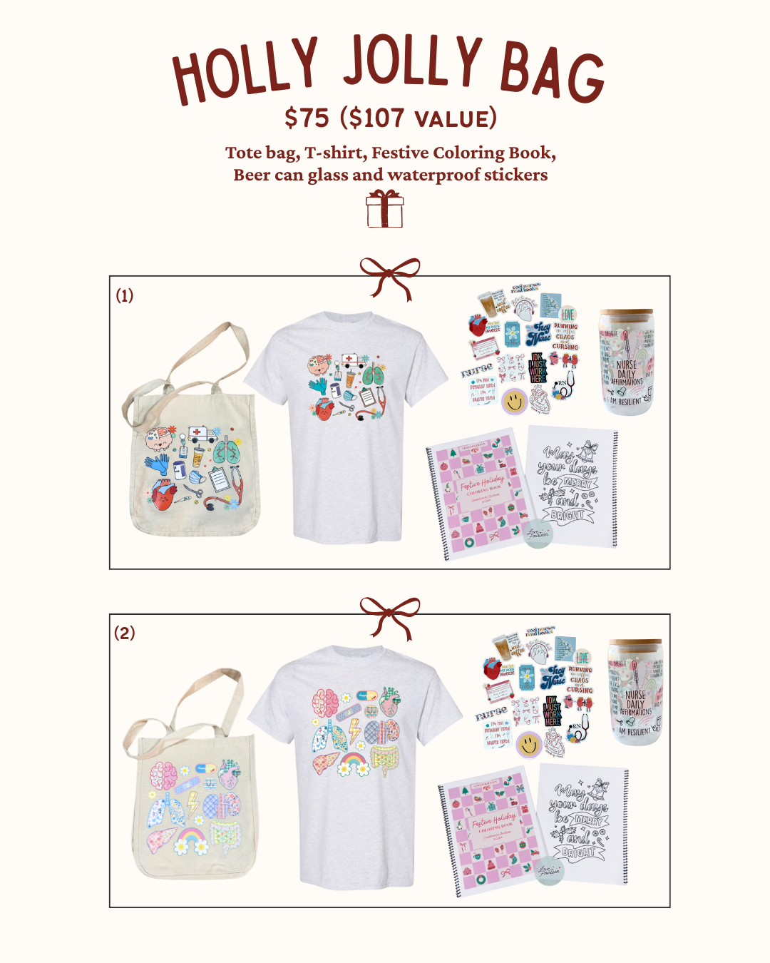 Holly Jolly Bag Holiday Gift Set