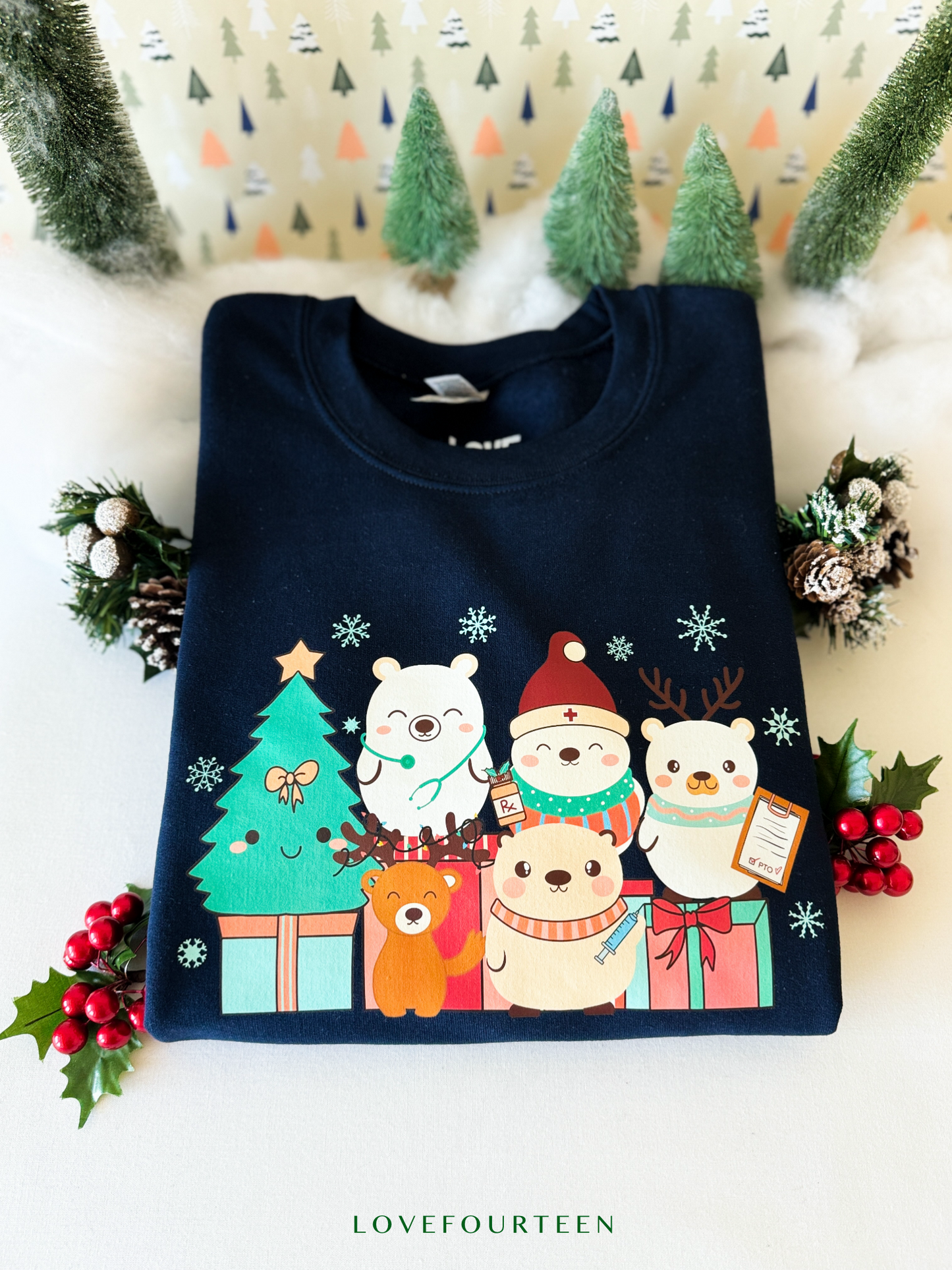 Holiday Festive Crew Sweatshirt