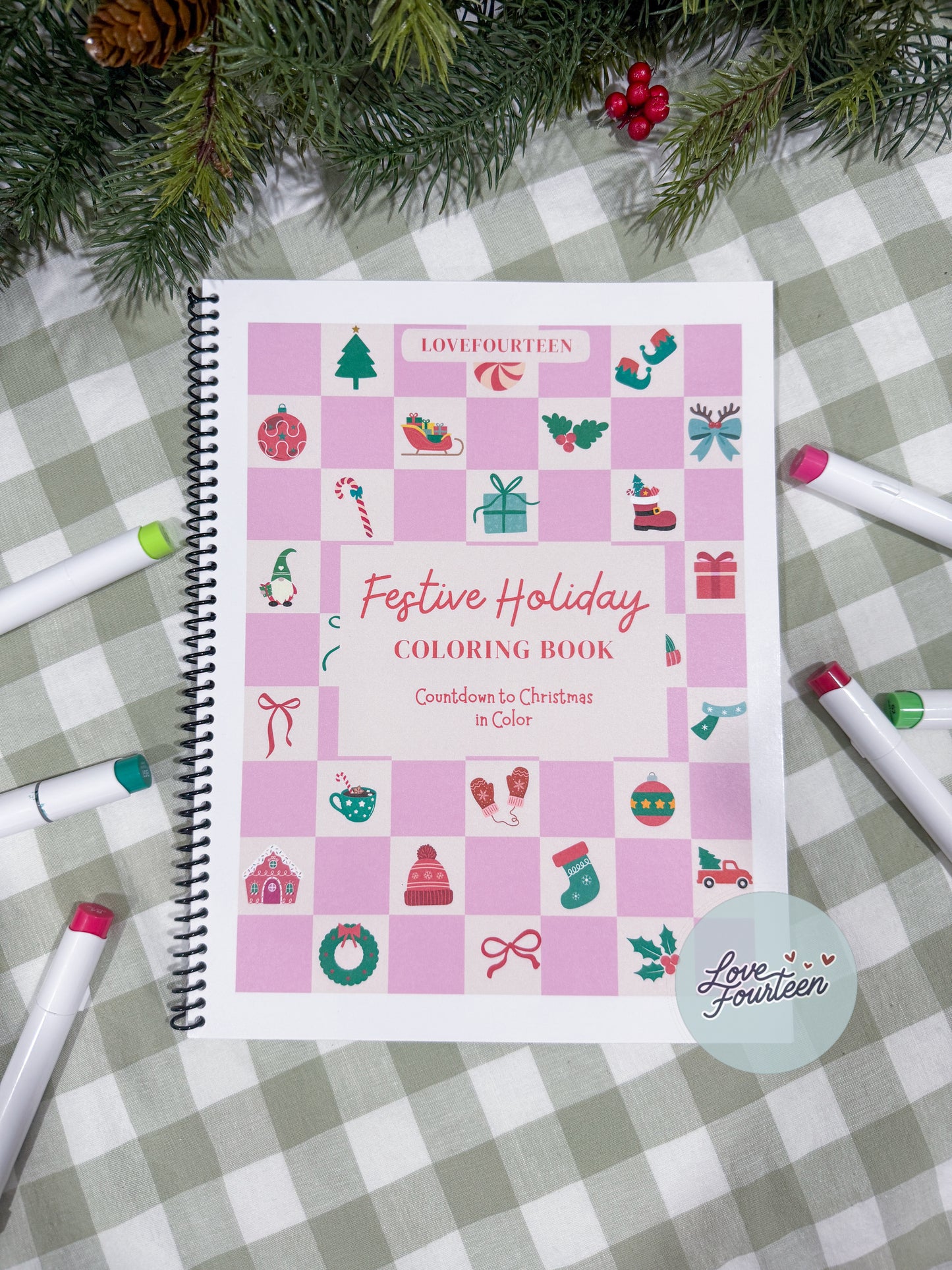 Festive Holiday - Coloring Book