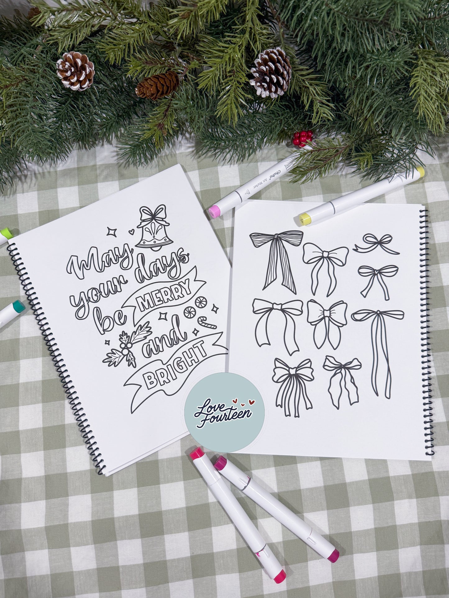 Festive Holiday - Coloring Book