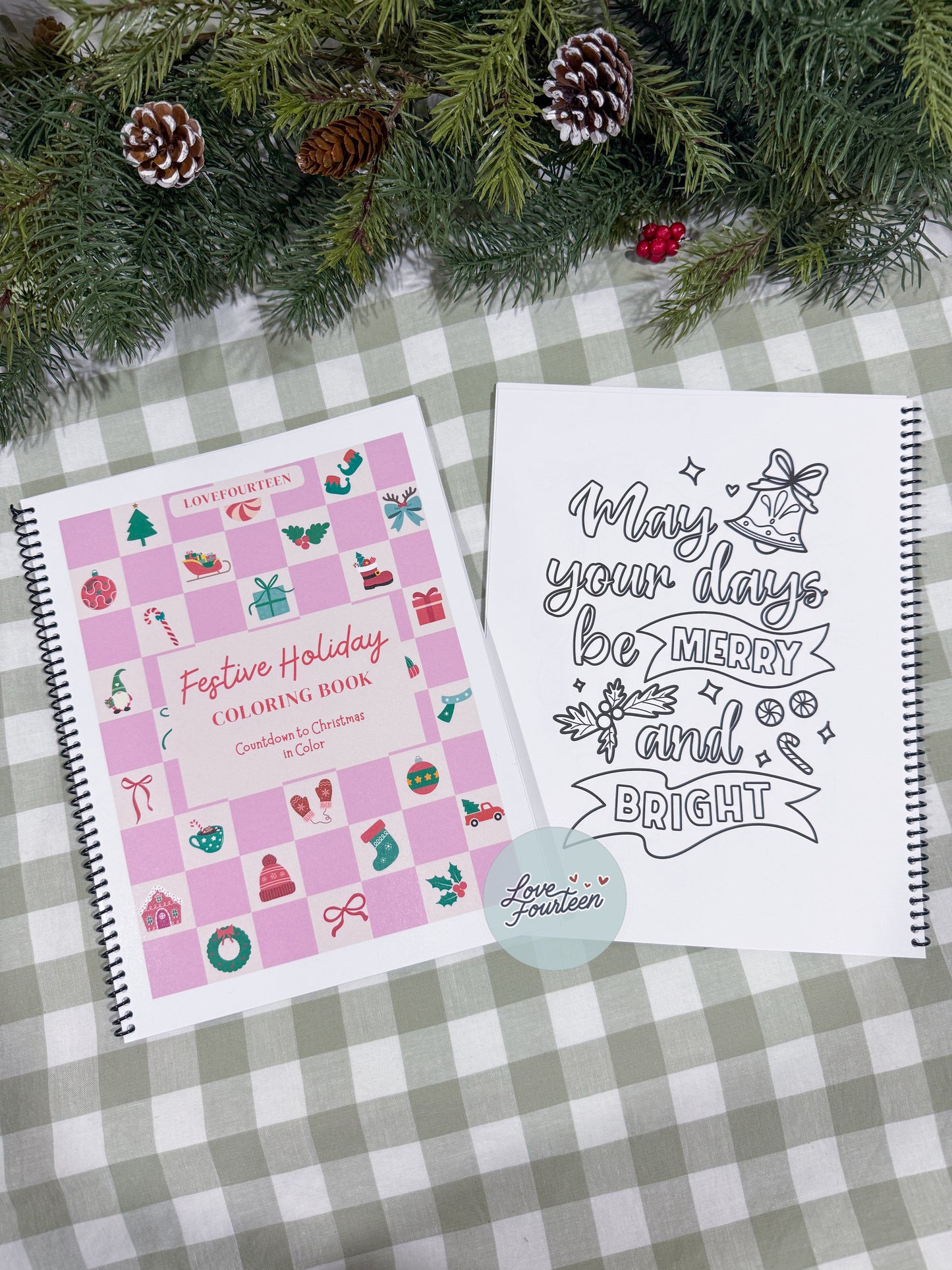 Festive Holiday - Coloring Book
