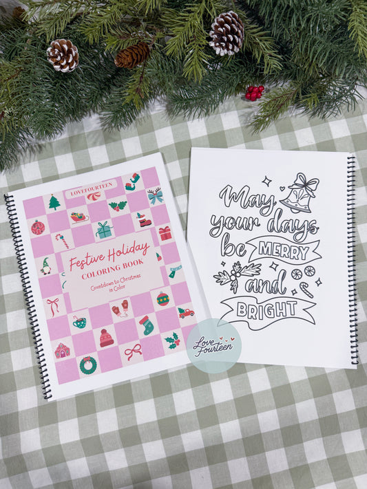 Festive Holiday - Coloring Book