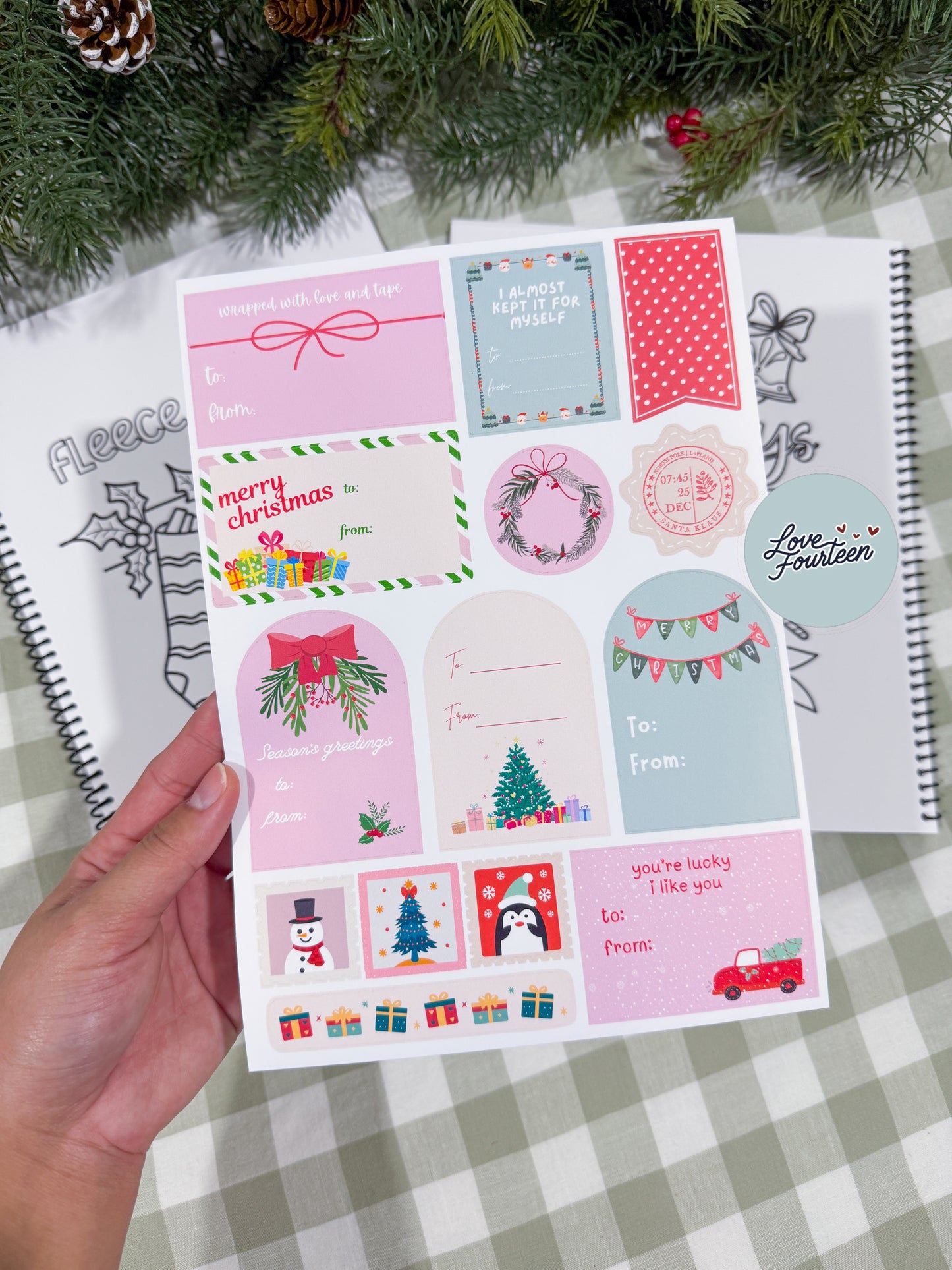 Festive Holiday - Coloring Book