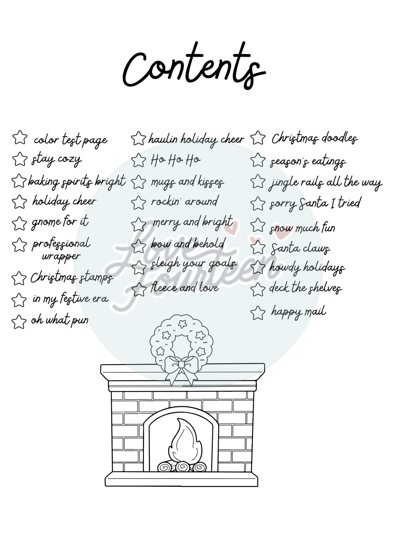 Festive Holiday - Coloring Book