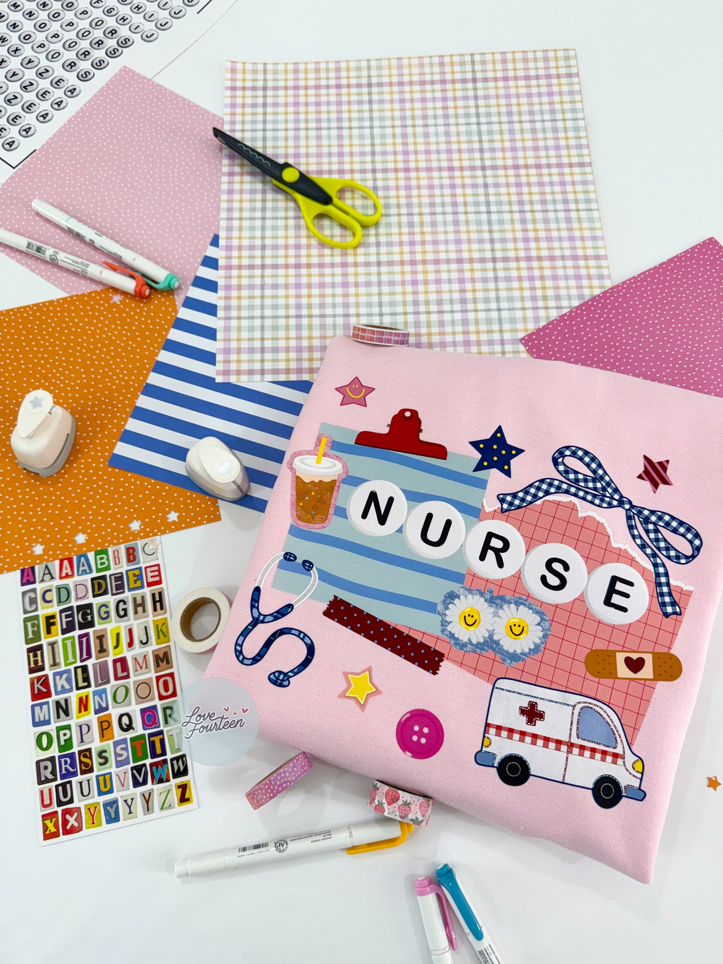 Crafty Nurse (T-Shirt & Crewneck)