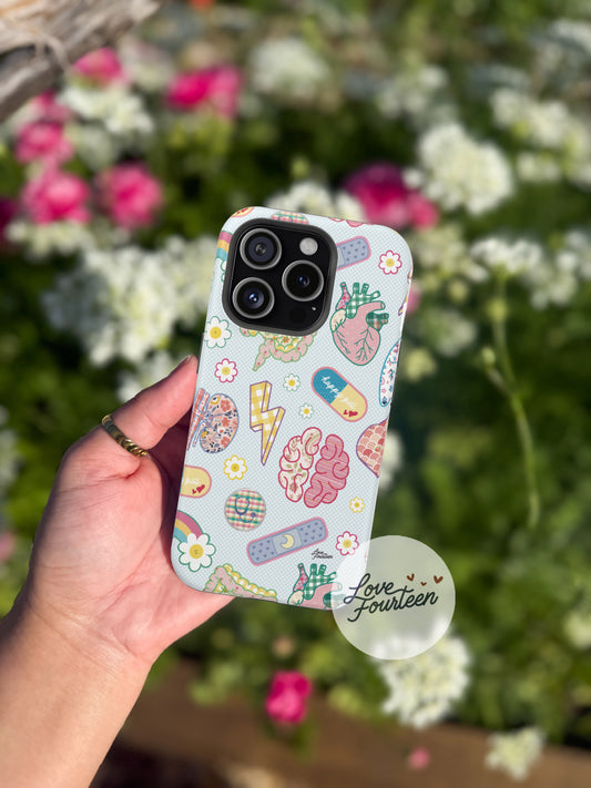 Patchwork Anatomy iPhone Case - Magnetic Tough Case (Free U.S. Shipping)