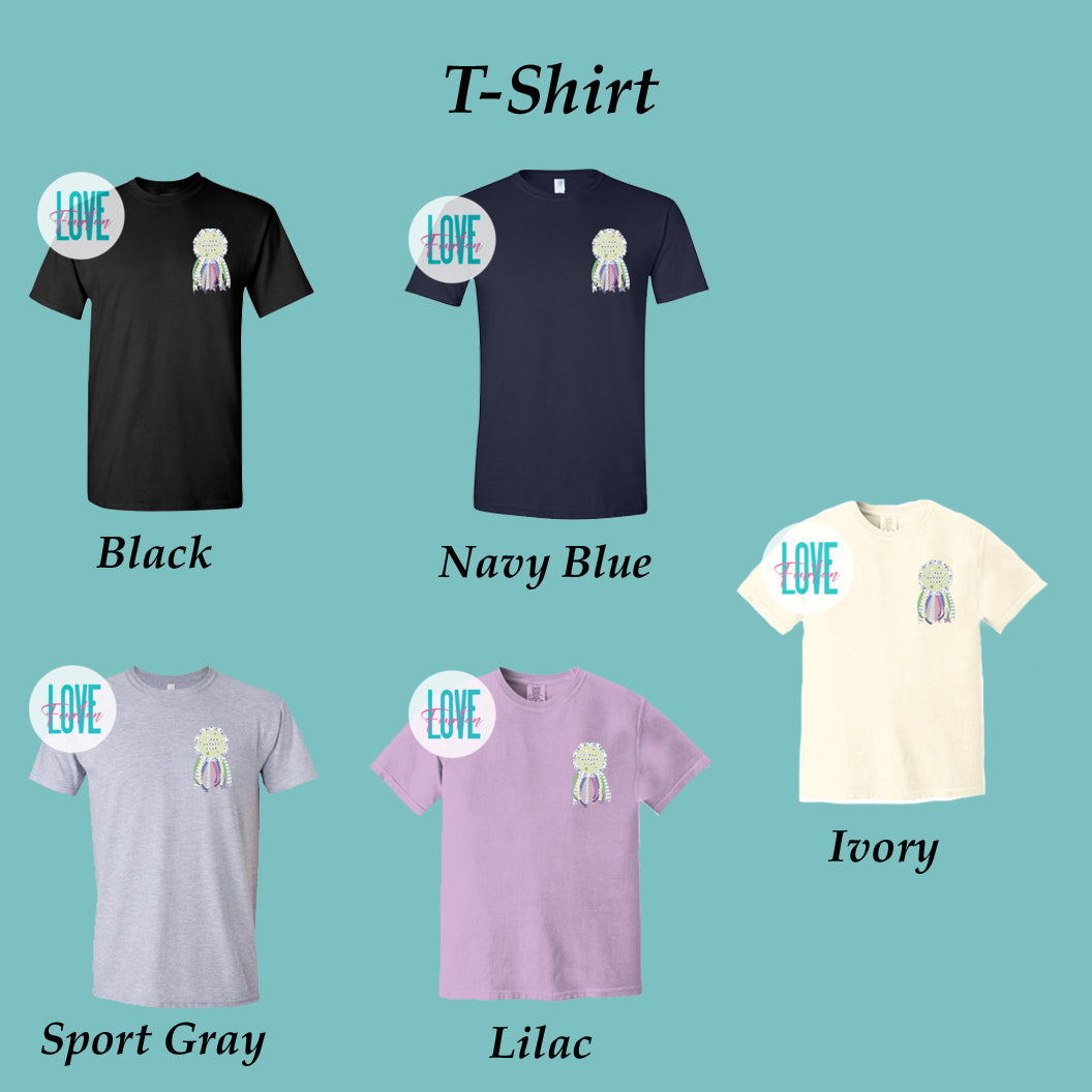 Ribbon Badge T-Shirt (Multiple Designs Available)