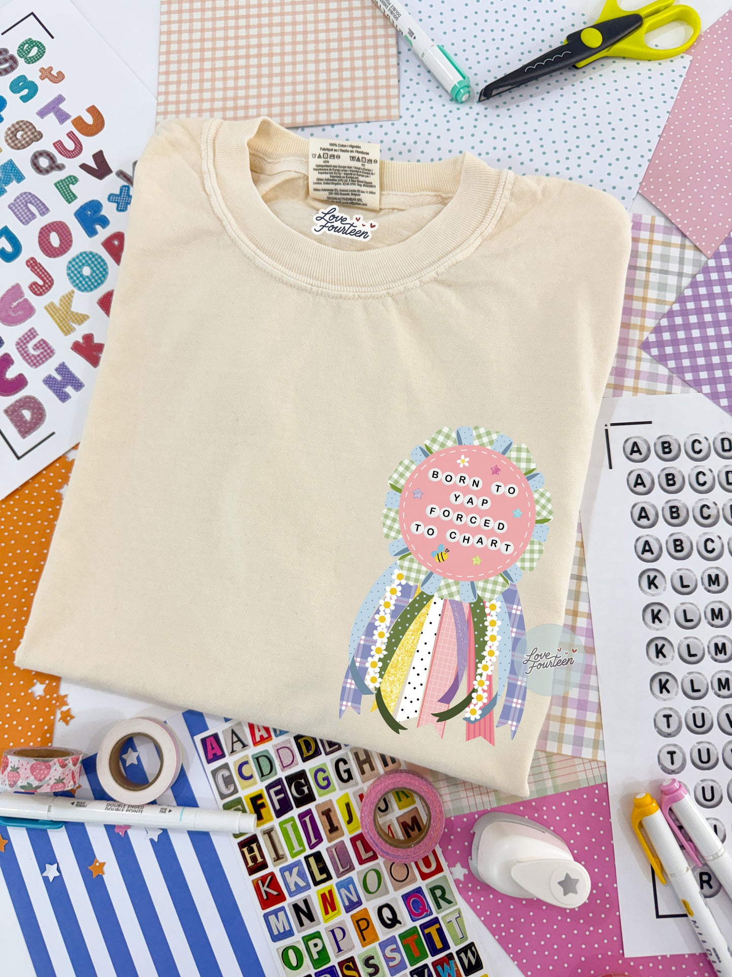 Ribbon Badge T-Shirt (Multiple Designs Available)