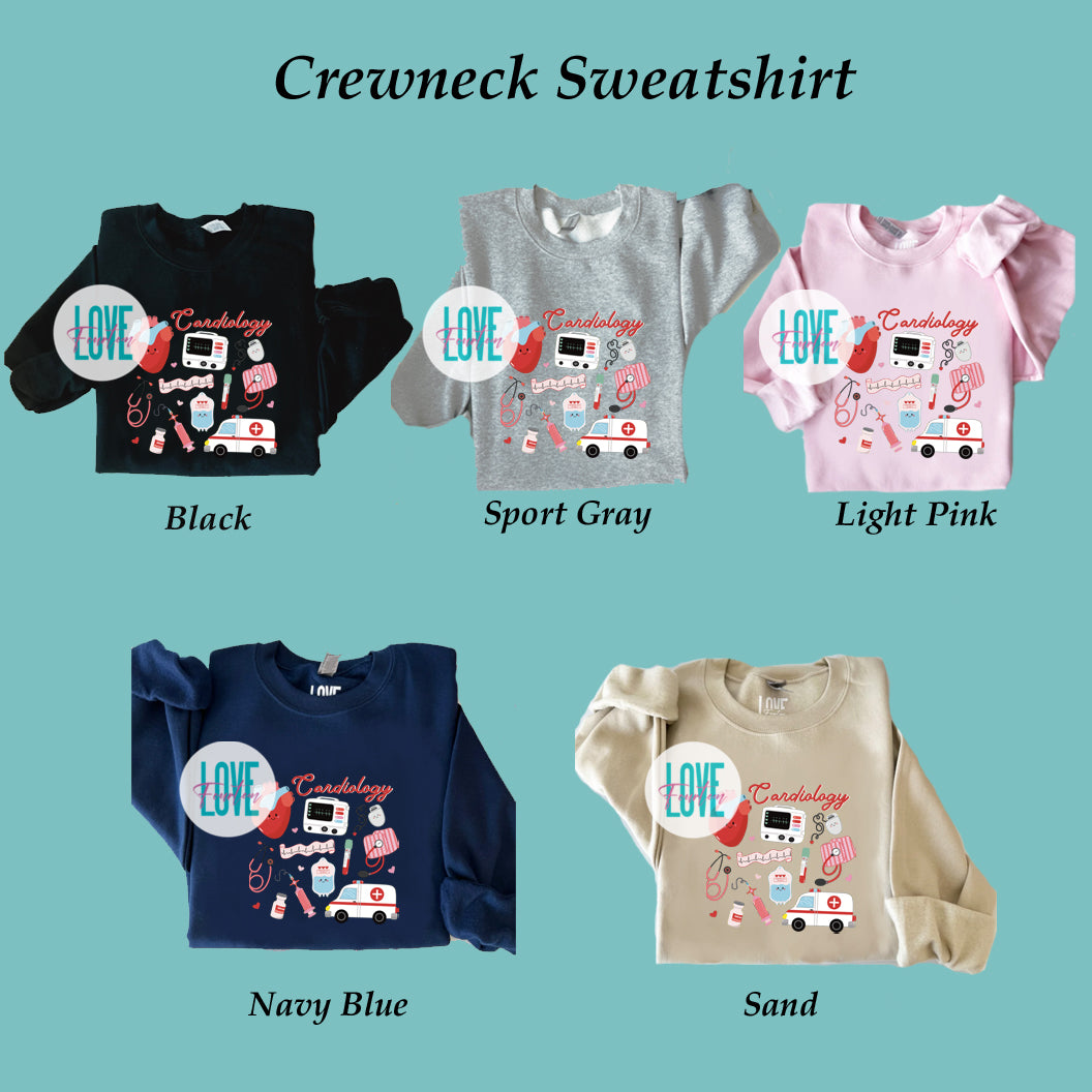 Cardiology Essentials (T-Shirt & Crewneck)