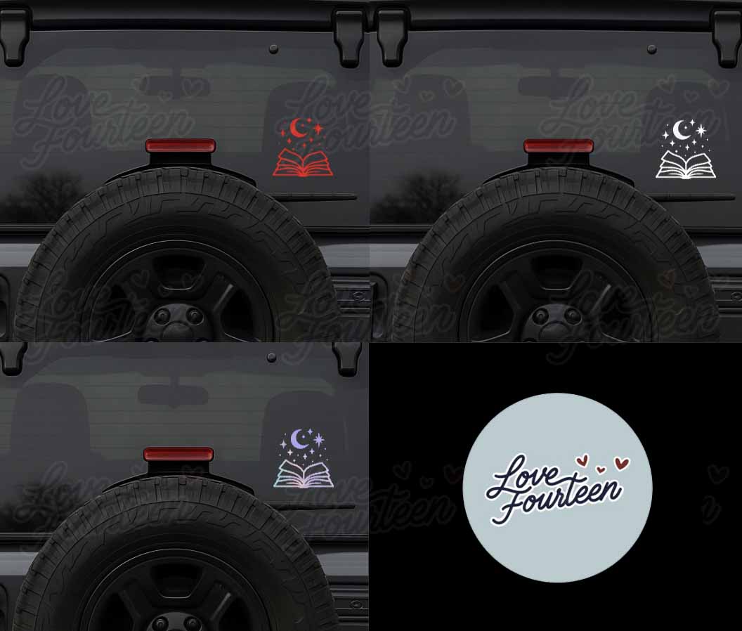 Celestial Book Vinyl Decal