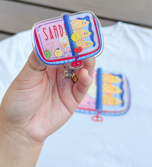 Sardines Bundle - (Badge Reel + Sweatshirt) Skye and Oliver X Lovefourteen