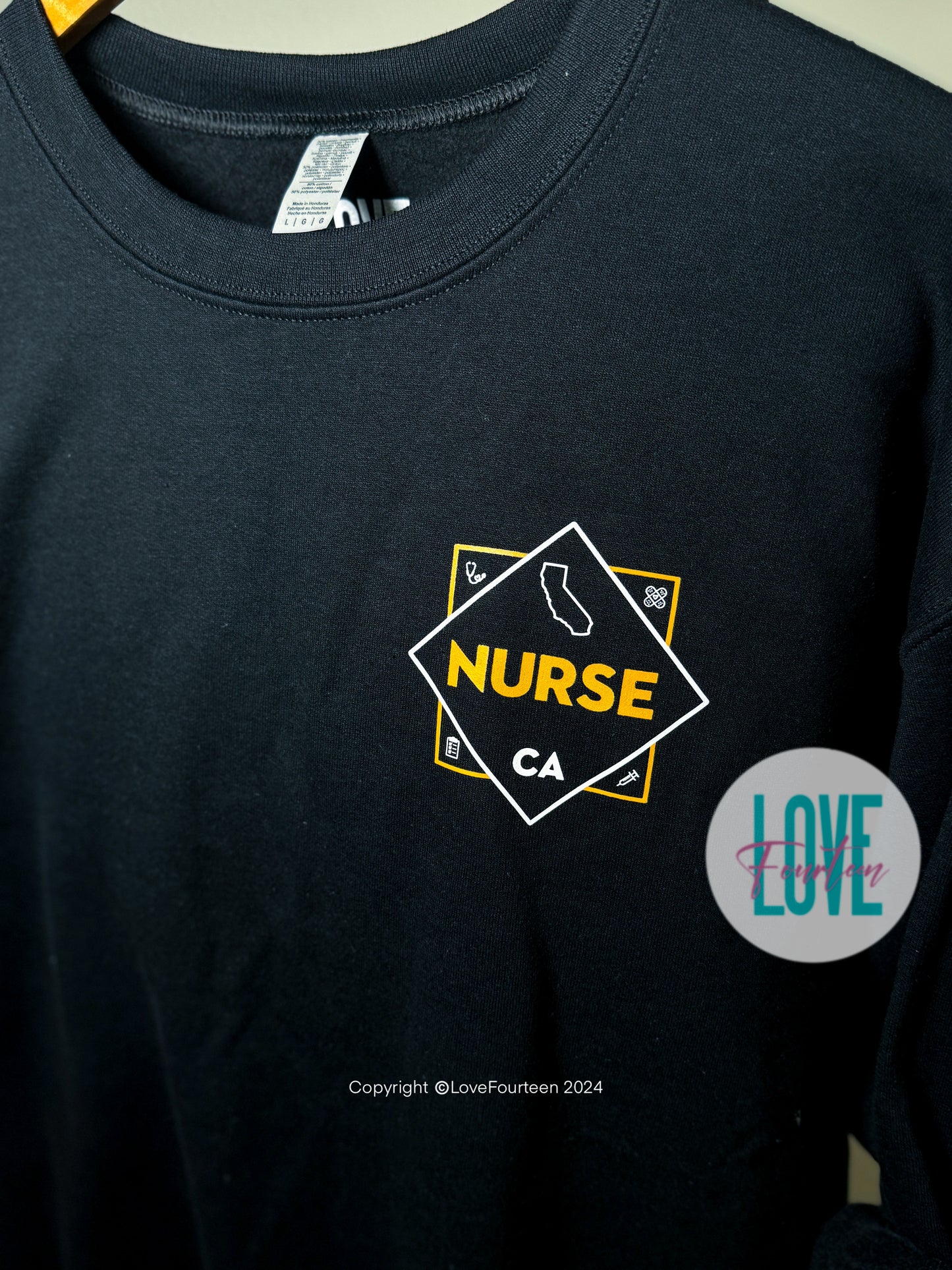 Nurse State Crewneck Sweatshirt (V1)