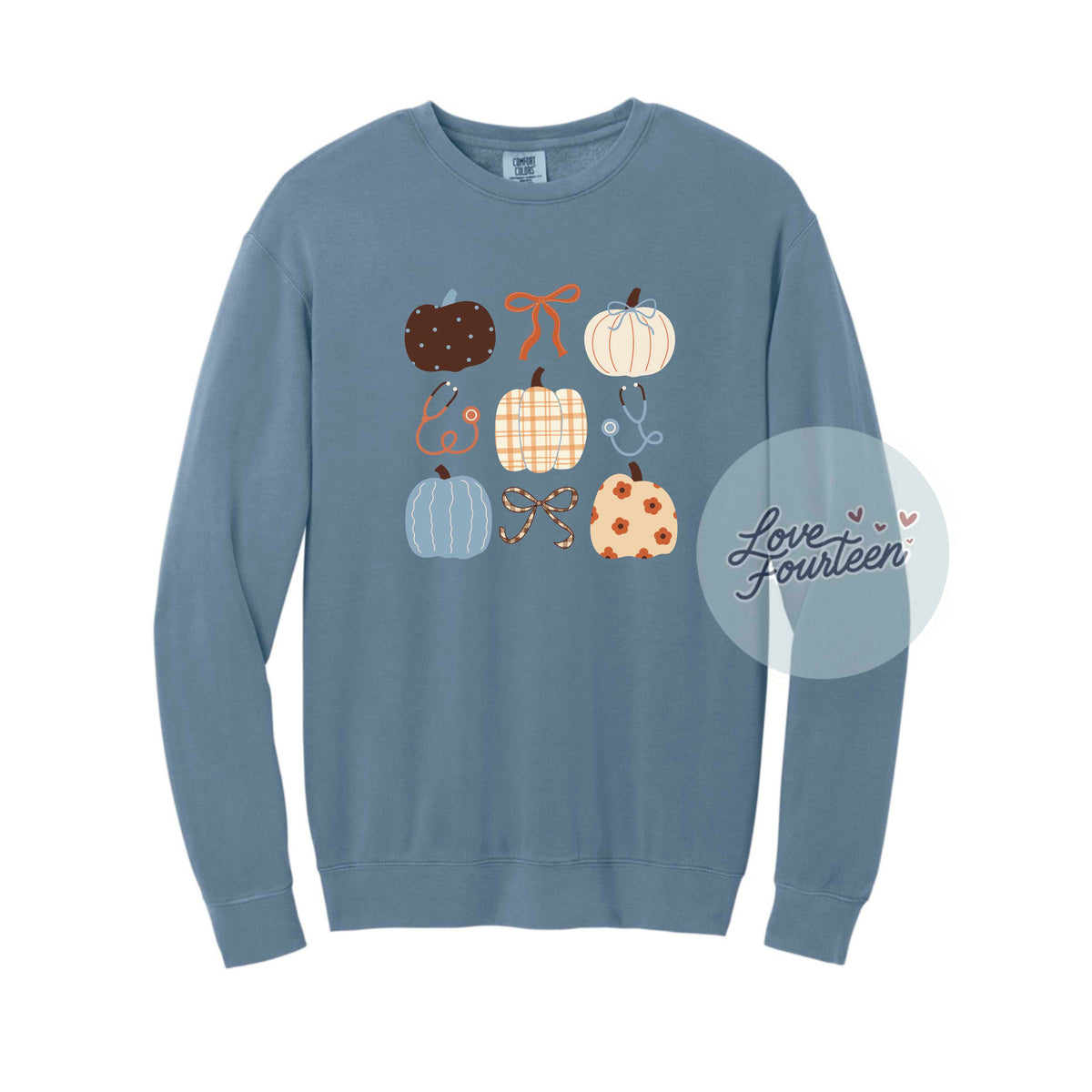 Pumpkin and Bows (T-Shirt & Crewneck)