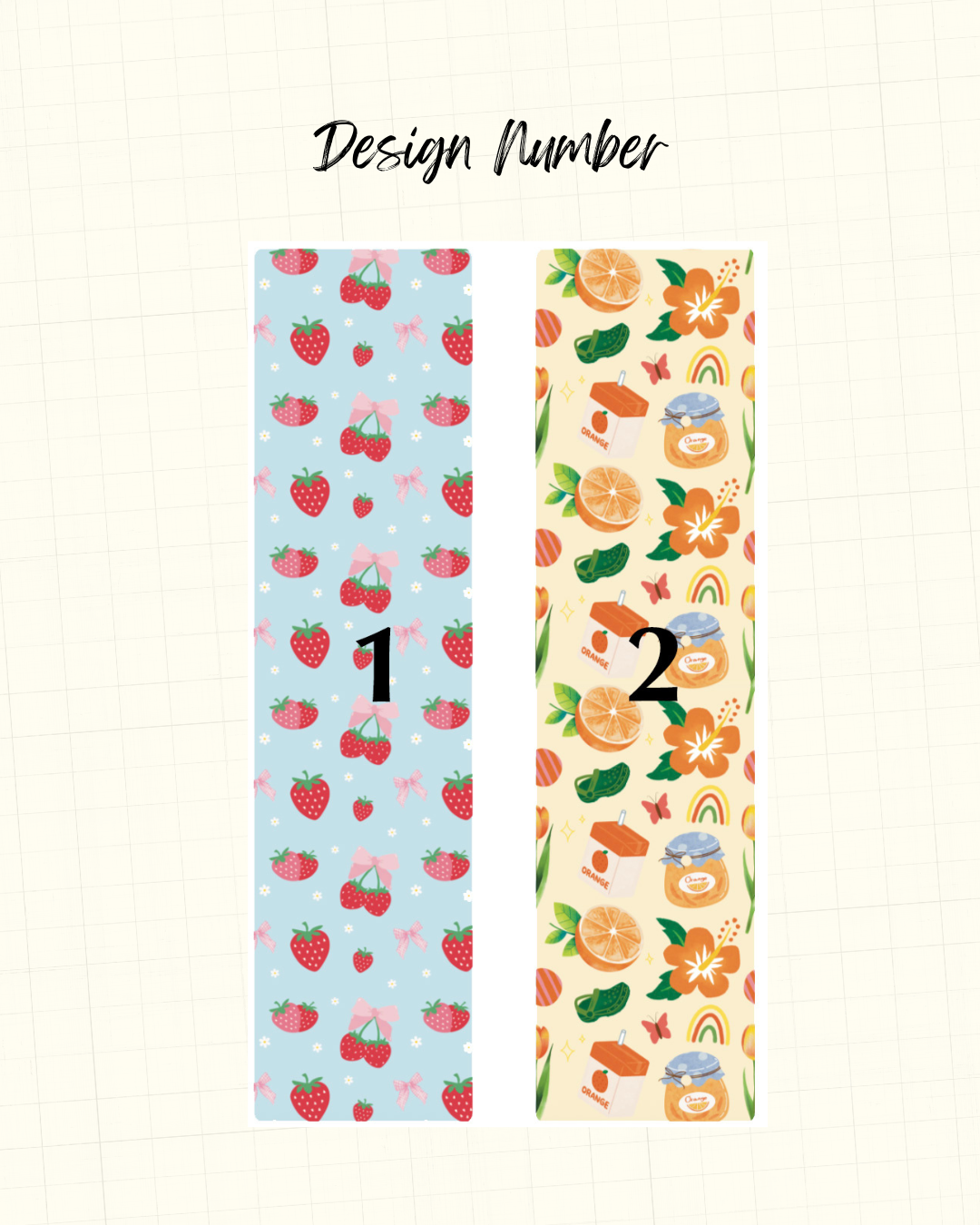Fruits Bookmark Set
