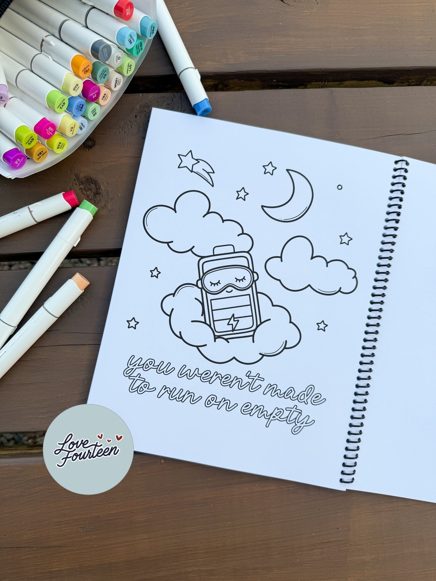 Off The Clock - Coloring Book