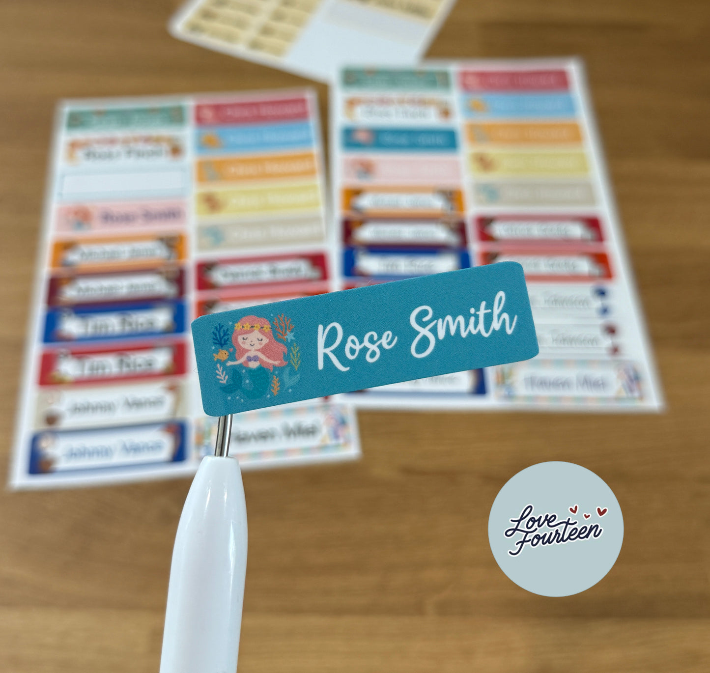 Mermaid Name Labels