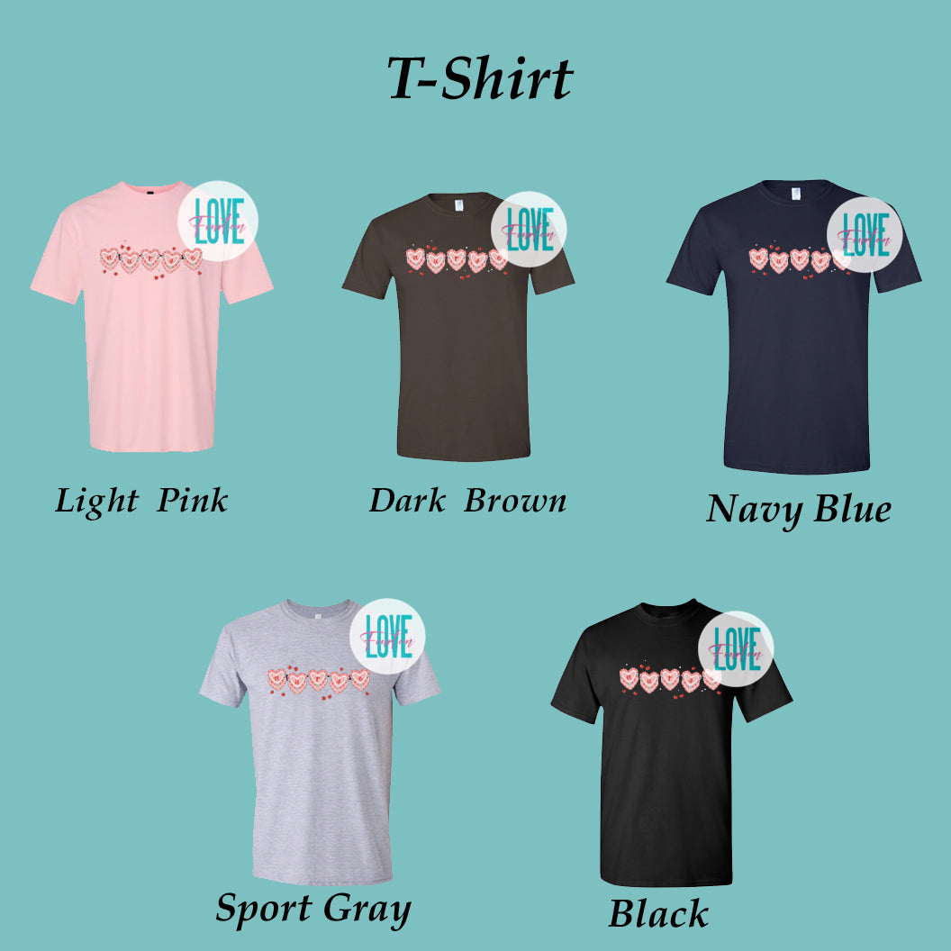 Valentine's Nurse Heart (T-Shirt & Crewneck)