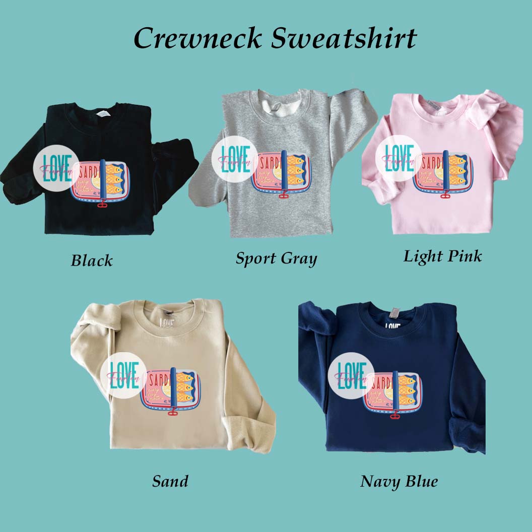 (PRE-ORDER) Sardines Badge Reel, T-Shirt, Crewneck (Skye and Oliver X Lovefourteen)