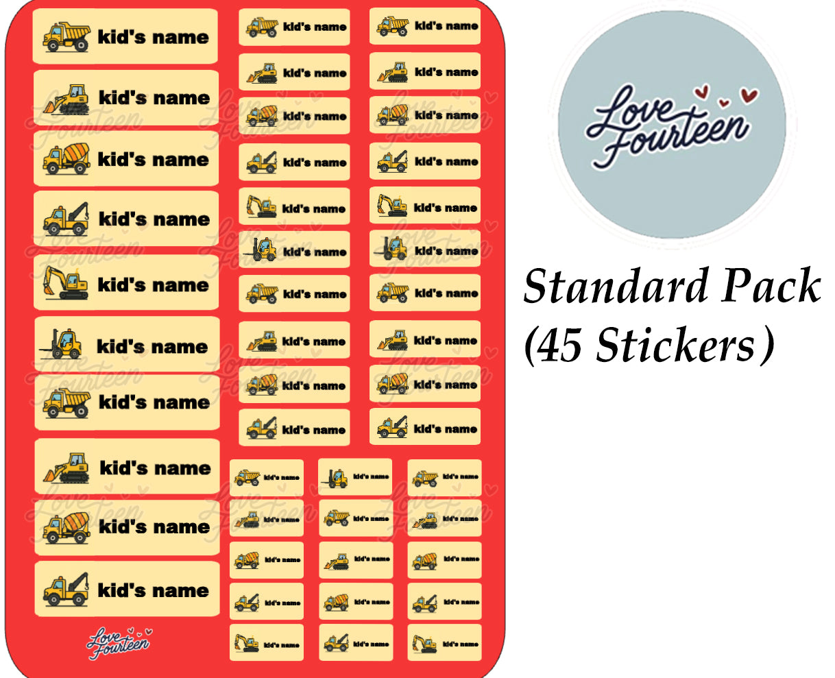 Construction Name Labels