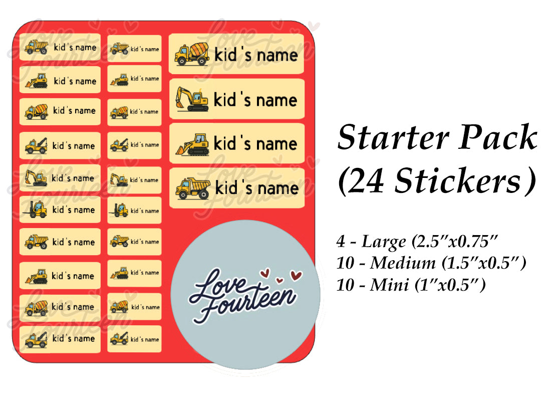 Construction Name Labels