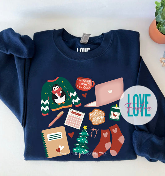 WFH Holiday Essential Sweatshirt