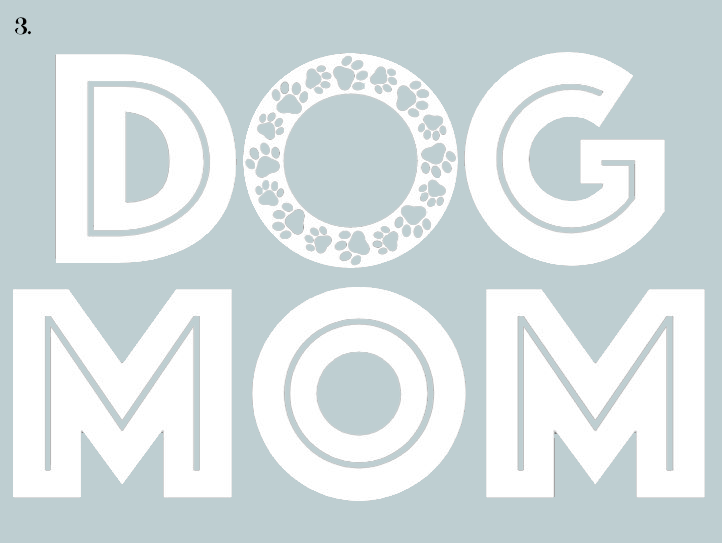 Dog Mom - Waterproof Vinyl Sticker